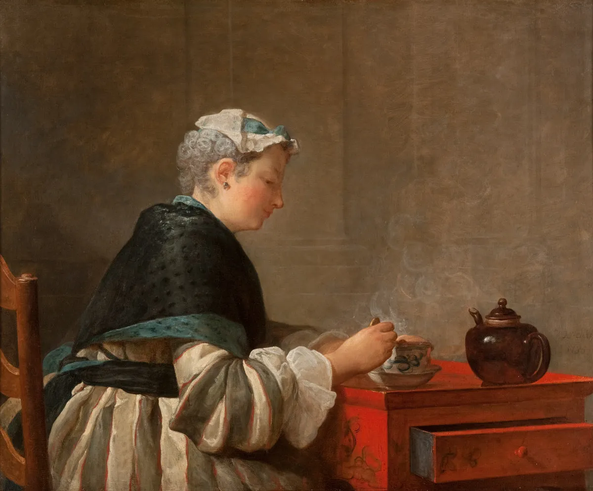 Chardin and A Lady Taking Tea: How a Still-Life Painter Turned to People